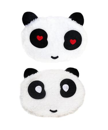 Clispeed 4 piece of warm panda mask Face protection Windproof headscarf winter mask cotton mask animal masks for children disposable masks panda pattern maske nose-mouth cover warm.