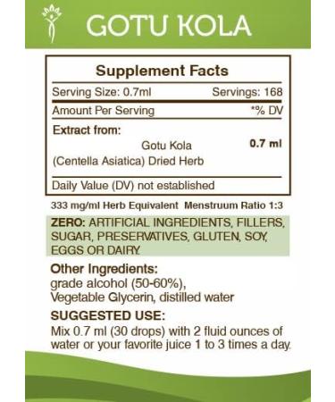 Secrets of the Tribe Gotu Kola Tincture - 4 FL OZ | Premium Centella Asiatica Liquid Extract for Health & Wellness - Buy Online on GoSupps.com