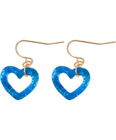 Feylie Hollow Heart Earrings - Stylish Acrylic Drop Earrings for Everyday & Special Occasions - Buy Online on GoSupps.com