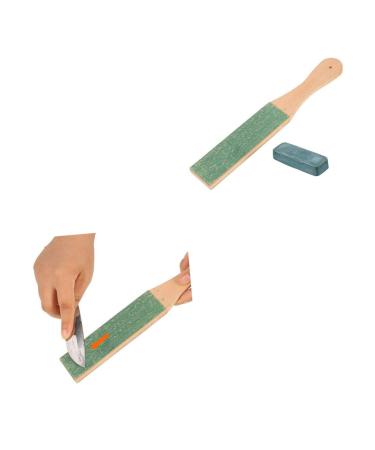 Coheali 2st string string knife sharpener made of leather abrasive paddle made of leather leather strap knife sharpening razor sharpener wet stone.