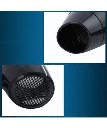 1200W Hair Dryer Negative Ionic Folding Hair Dryer Light Weight Travel Hair Dryer 2 Speeds and Cool Shot Button Tourmaline Ceramic Portable Blow Dryer (Black) - Buy Online on GoSupps.com