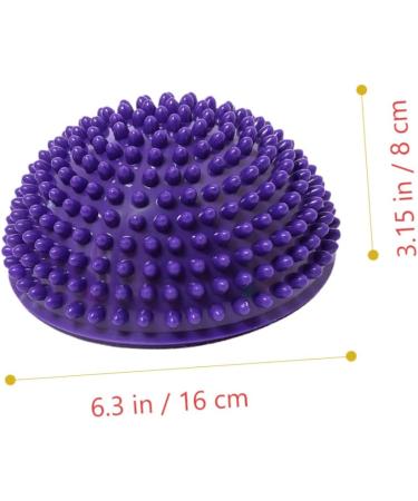 Hoement Durian Ball Arm & Foot Massager - Creative Muscle Training & Office Massage Device | Yoga Exercise Relief - Compact 16x16x8cm Purple - Buy Online on GoSupps.com