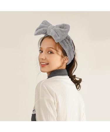 Kinhwa Microfiber Hair Bands for Makeup Yoga & Spa - 3 Multicolored Hair Protection Headbands (Purple Light Brown Gray) - Buy Online on GoSupps.com