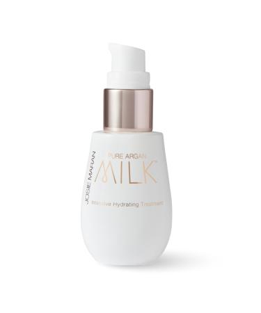 Josie Maran Pure Argan Milk - Anti Aging Face Serum with Argan Oil for Long-Lasting Hydration and a Fresh Radiant Glow - Suitable for Dry Sensitive Skin (1 Fl Oz)