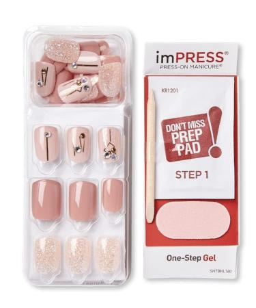 Kiss imPRESS Brilliant Pink Press-On Fake Nails Manicure BIP502F | Shop Internationally for Stunning Nail Art - Buy Online on GoSupps.com