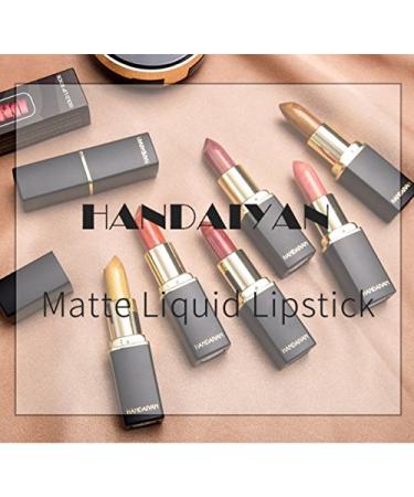 Durable Waterproof Glitter Matte Lipstick | Non-Sticky Moisturizing Professional Makeup Tool - #5 - Buy Online on GoSupps.com
