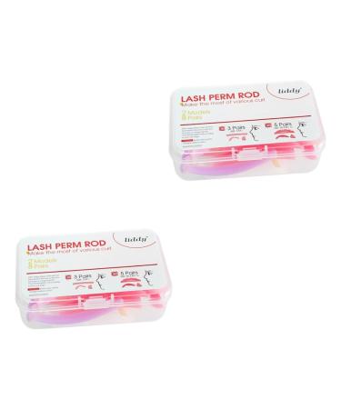 Beavorty 16 Pairs Silicone Pad for Hot Eyelashes DIY Tools Eyelash Perm Pads Fake Eyelash Pads Permanent Lash Curl Lash Curling Kit Lash Tools Eyelash Silicone Pad Curly Roll Rod