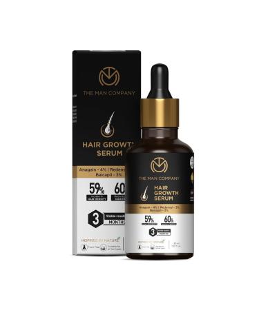 The Man Company Hair Growth Serum for Men With 3% Redensyl 4% Anagain 3% Biacapil Hair Growth Actives | For Hair Fall Control - 30 Ml