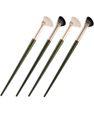 Baluue 12 Pcs Nose Shadow Brush Concealer Brush Cosmetic Brush Eye Shadow Brush Eyeshadow Wooden Handle - Buy Online on GoSupps.com