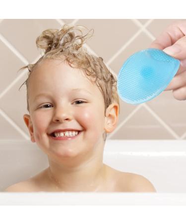 Zerodeko Baby Essentials: 2-Pack Silicone Bath Brushes for Gentle Cleaning and Sensory Stimulation - Perfect for Infant, Toddler, and Newborn Kids - Buy Online on GoSupps.com