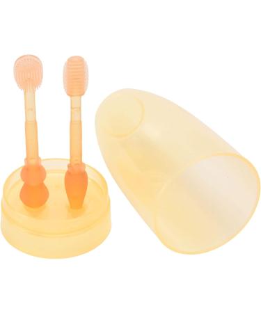Toddler Toothbrush Set | Soft Bristles & Cartoon Design | Liquid Silicone | Perfect for Ages 0-3 - Buy Online on GoSupps.com