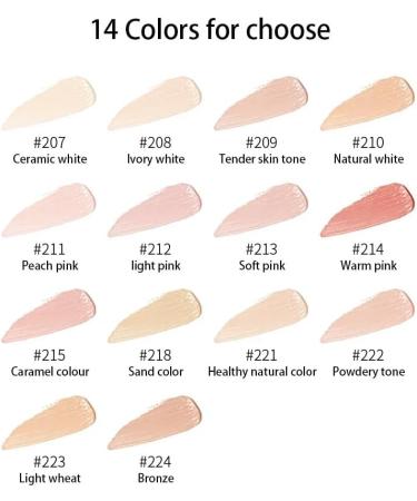 14 Colors Full Skin Concealer Foundation Cream Waterproof Make Up Liquid Concealer Cream For Corrector Scars Acne Spots Tattoo Under-eye Skin Cover-up (208) - Buy Online on GoSupps.com