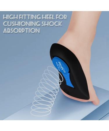 PORON Heel Cups for Heel Pain & Plantar Fasciitis Relief - Made in USA 2022 | Heel Cushions Inserts for Heel Spurs, Flat Feet, Tendinitis - Women 6-11.5/Men 4.5-9.5 C - Buy Online on GoSupps.com