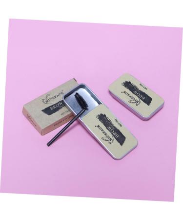 Mipcase 2 Sets Eyebrow Soap Brow Shaping Soap Cosmetic Supplies Miss Do Not Take off Makeup Eyebrow Powder - Buy Online on GoSupps.com