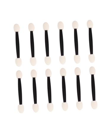 FOMIYES 24pcs Eyeshadow Brush Kit Makeup Eyeshadow Brush Eye Shadow Stick Dedicated Miss Makeup Tools 7cm Black