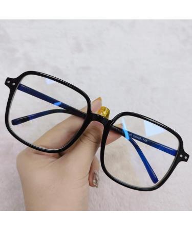 Buy Laires Women s Simply Oversized Myopia Glasses - Anti-Blue Light Blocking Opiculated Removal Black 3.5 Diopters | International Shipping Available - Buy Online on GoSupps.com