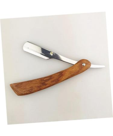 Beavorty Men's Wet Razor Safe Manual Double Edge Hair Trimmer for Eyebrows & Face | Premium Wooden Design - Buy Online on GoSupps.com