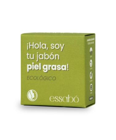 Jabones Beltran Essab Soap oily skin and acne 100 natural enriched with green clay coconut oil and olive oil ideal for oily or acne skin without allergens 120 g