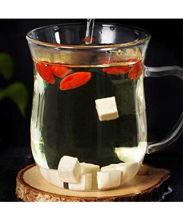 Yunnan Poria 17.6oz.(500g) White Poria Center Ding Poria cubes 500  - Buy Online on GoSupps.com