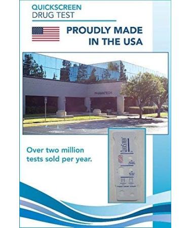QuickScreen Single Panel Amphetamine Drug Test 25 - Fast and Accurate Detection - Buy Online on GoSupps.com
