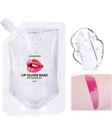 Holds 50ml gloss base healthy lip gloss base 50ml clear lip gloss base for DIY lip gloss kit hydrated moisturizing lips safe for sensitive skin - Buy Online on GoSupps.com