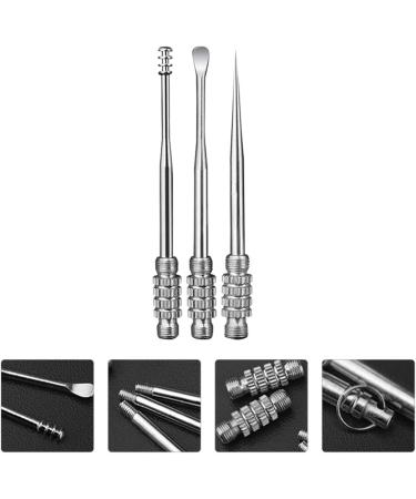 DOITOOL 9-Piece Camping Teeth Cleaning Kit - Stainless Steel Earwax Removal Tools with Portable Titanium Pickers - Outdoor Toothpick Set for Camping and Picnics - Buy Online on GoSupps.com