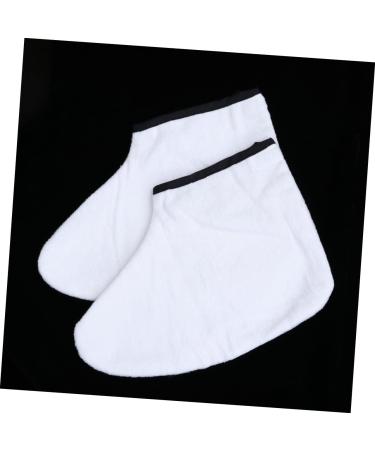 FRCOLOR 1 Pair Wax Foot Mask Paraffin Bath Liners Wax Foot Dip Wax Foot Covers Paraffin Foot Liners Pro Cozies Liners Paraffin Feet Bags Feet Spa Cover Wax Sock Care Cloth Foot Cover White - Buy Online on GoSupps.com