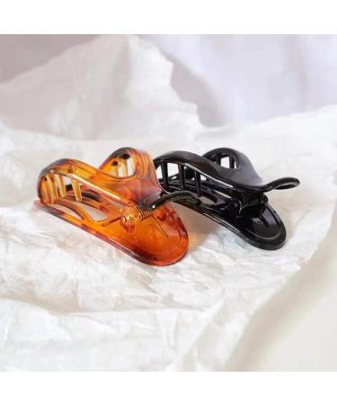 Lay Down Claw Clip Hair Clips for Women - 2Pcs Styling Accessories for Thick Thin Hair, No Slip Grip Jaw Clips - French Banana Barrettes - Buy Online on GoSupps.com