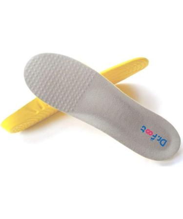 Dr. Foot's Orthotic Shoe Insoles - Arch Support, Shock Absorption for Running and Hiking - Medium Size for Men and Women - Buy Online on GoSupps.com