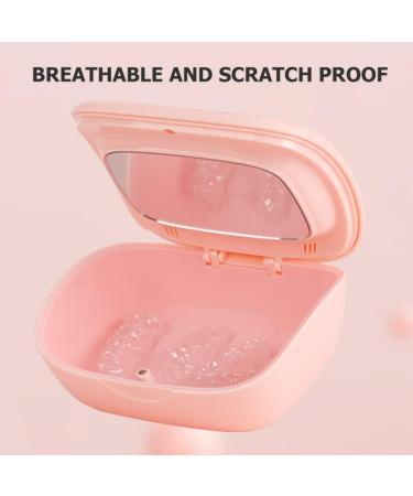 Beavorty Denture Case with Brush & Aligner Remover Tool - Denture Bath Box for False Teeth - Travel-friendly Orthodontic Retainer Holder - Buy Online on GoSupps.com