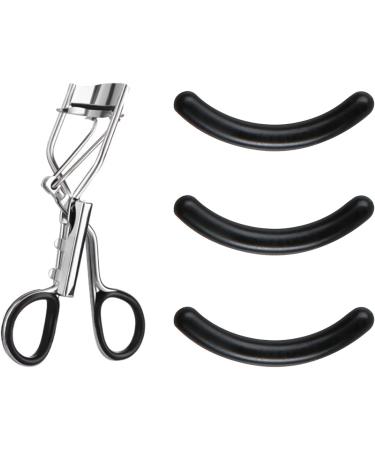 UKD Eyelash Curler Pads Curler Refills Eyelash Curler Refill Pads Silicone Curler Replacement Refills Pads for Universal Eyelash Curler with A Clear Storage Box (24 Pieces Black) - Buy Online on GoSupps.com