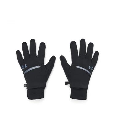 Under Armour Men's Storm Fleece Run Gloves (001) Black / Black / Reflective X-Large - Buy Online on GoSupps.com