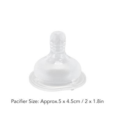 Buy Silicone Newborn Pacifiers - Soft Wide Mouth 6-Pack for Baby Comfort | International Shipping Available - Buy Online on GoSupps.com