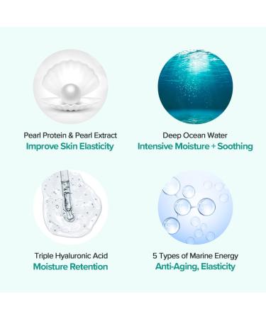 JM Solution Marine Luminous Pearl Deep Moisture 3 Step Mask - 10 Sheets for Dry Skin - Buy Online on GoSupps.com