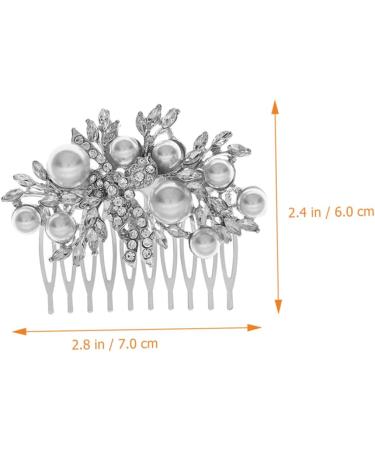 TOVINANNA Bridal Comb Bride Pearls Hair Comb Bridal Hair Comb Bridesmaid Hair Comb Bride Hair Comb Wedding Hair Accessory Rhinestone Hair Comb Wedding Hair Comb - Buy Online on GoSupps.com