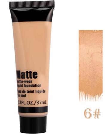 ZJchao Flawless Foundation Smoothing Makeup Base for Face Liquid Foundation Concealer Sunscreen Improves Uneven Skin Tone (BEIGE 6) - Buy Online on GoSupps.com