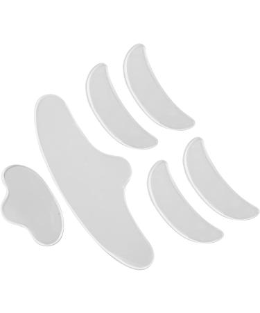 Face Wrinkle Patches 6 Pieces Silicone Facial Pad Set Include Eye Patch Forehead Patch Chin Patch Reusable Anti Aging Pad to Reduce Fine Lines Frown Lines Smile Lines - Buy Online on GoSupps.com
