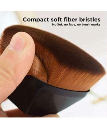 2/4 Pcs Cepillo De Maquillaje Con Tapa Plana - Brochas Para Base De Maquillaje Flat Top Foundation Brush Momma Brush Makeup Foundation Makeup Brush for Women (Green & Black) - Buy Online on GoSupps.com