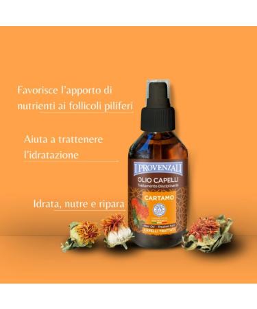  I Provenzali I Provenzali | Safflower Hair Oil 100 ml - Buy Online on GoSupps.com