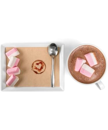 Hot Chocolate Mug Gift Set with Water Bottle, Marshmallows & Candy Cane - Cozy Gift for Women, Teen, Adults (Pink) - Buy Online on GoSupps.com