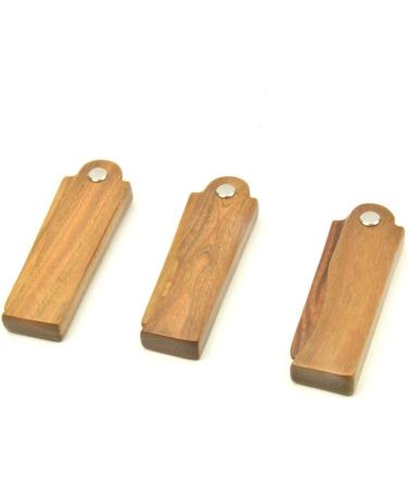 EQLEF Sandalwood Beard Comb - Anti-Static Wooden Folding Comb for Men - Buy Online on GoSupps.com