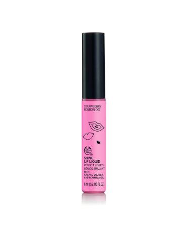 The Body Shop Shine Lip Liquid Strawberry Bonbon 2 Fluid Ounce