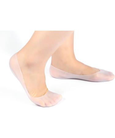 Silicone Foot Sock 1 Pair Full Length Prevent Plantar Foot Care Protector (Size L) - Buy Online on GoSupps.com