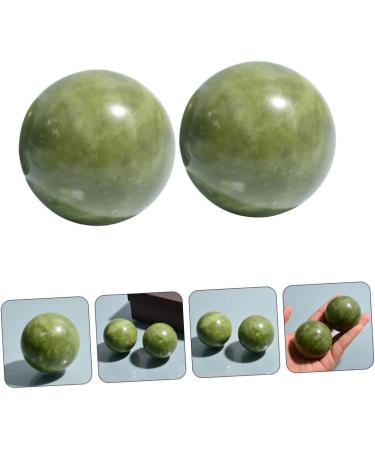 Frcolor Handball Massage Balls - Jade Stress Relief & Joint Pain Relief | Finger Training & Boccia Decor Tools - Buy Online on GoSupps.com