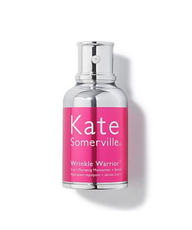 Kate Somerville Wrinkle Warrior | 2-In-1 Plumping Moisturizer + Face Serum | Instantly Hydrates & Smooths Skin 1.7 Fl Oz (Pack of 1)