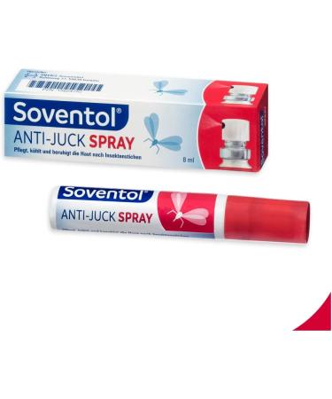 Soventol Anti-Itch Spray 8 ml - Fast Relief for Insect Bites Nourishes & Cools Irritated Skin Touch-Free Application - Buy Internationally - Buy Online on GoSupps.com