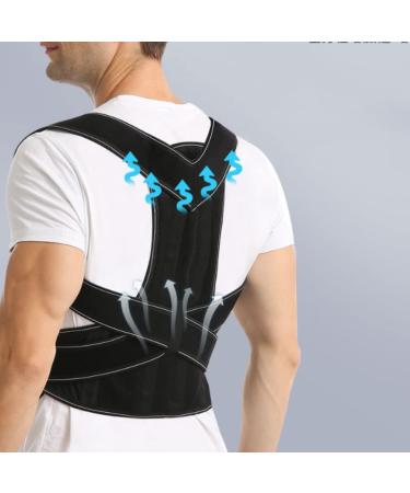 Back Adult Correction Belt Mend Womenti-Hunchback Chest Shoulder Sitting Posture Corrector /748 (Color : Gray Size : Large) Large Gray - Buy Online on GoSupps.com
