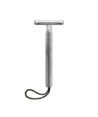 MHLE Companion Safety Razor  Women's Double-Edged Body Razor for Shaving, Gentle Use, Suitable for Body, Legs, & Underarms, Longer Handle, Long Lasting Blade Stone