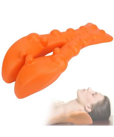 Neuleben therapy-trigger-point massage device Original back extension Align neck pillow for neck and shoulder relaxation-upper back massage point tmj pain relief cervical vertebrae 1 piece
