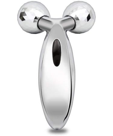 3D Y-Shape Face Body Roller Massager for Firming Beauty - Silver - Buy Online on GoSupps.com